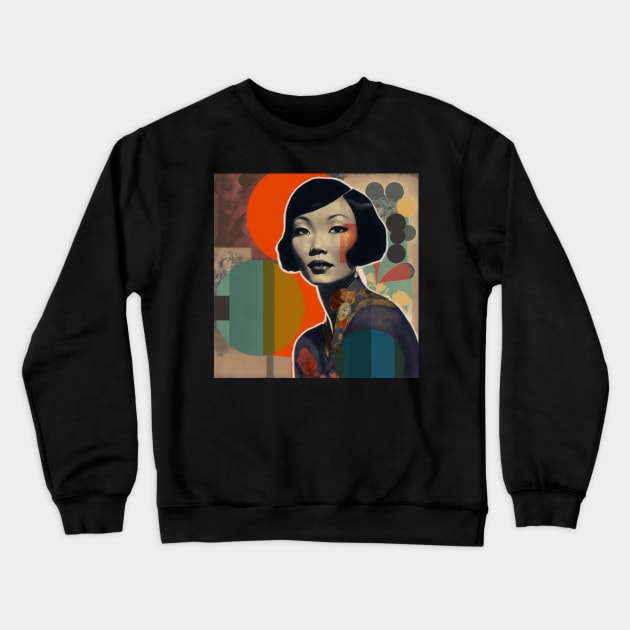 Anna May Wong #6 Crewneck Sweatshirt by MonoMagic